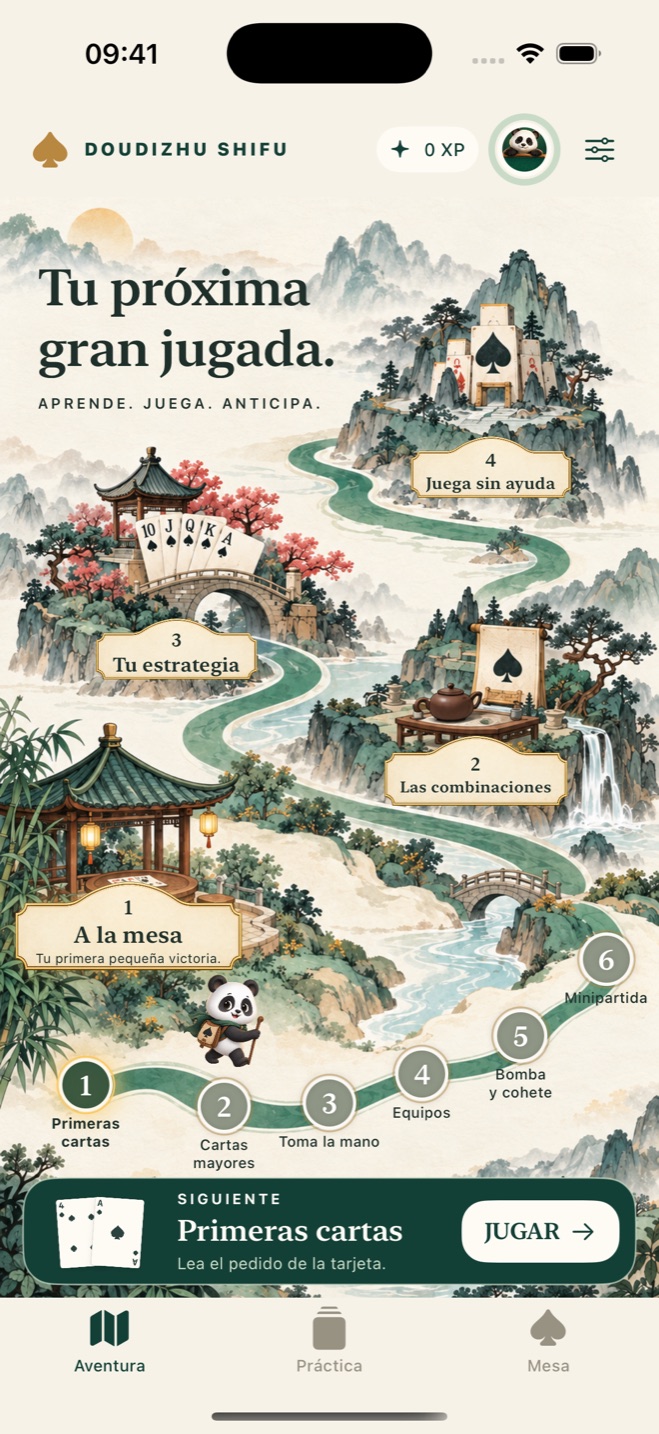 Viaje de cuatro capítulos de DouDizhu Shifu