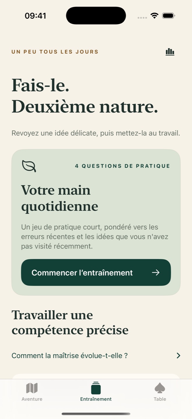 Exercices quotidiens DouDizhu Shifu