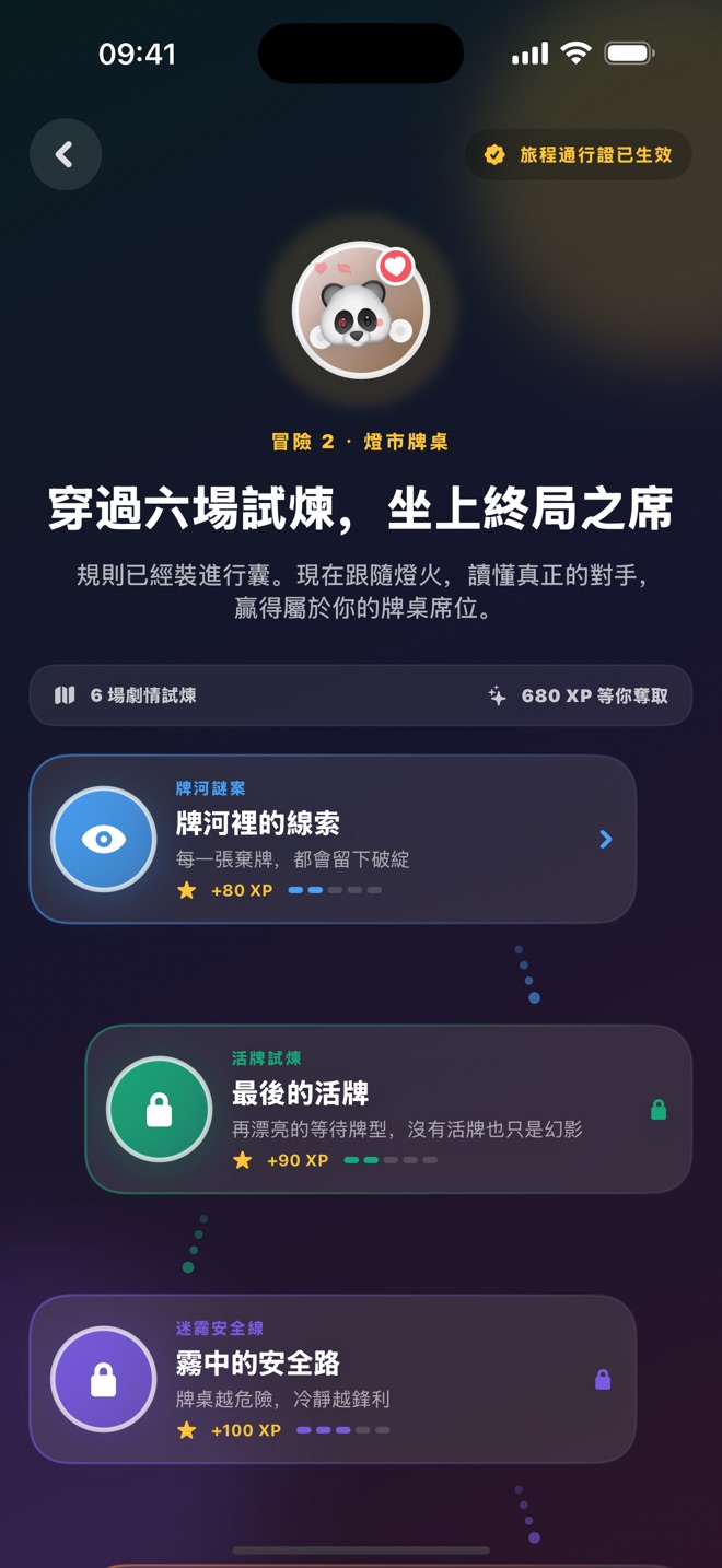進階 Foundation 旅程與引導牌桌練習