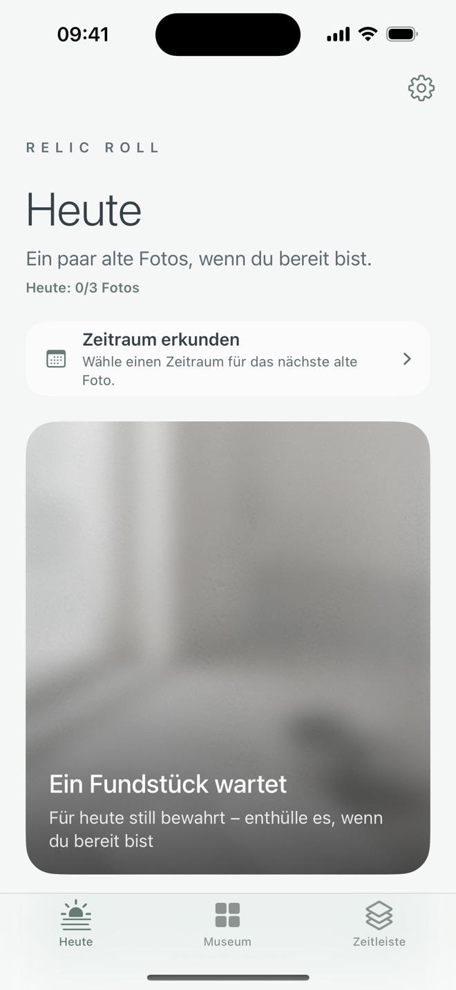 Tägliches Fotoerlebnis in RELIC ROLL