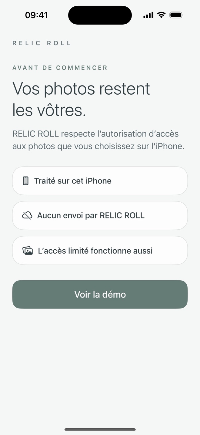 Explication du traitement privé sur l’appareil